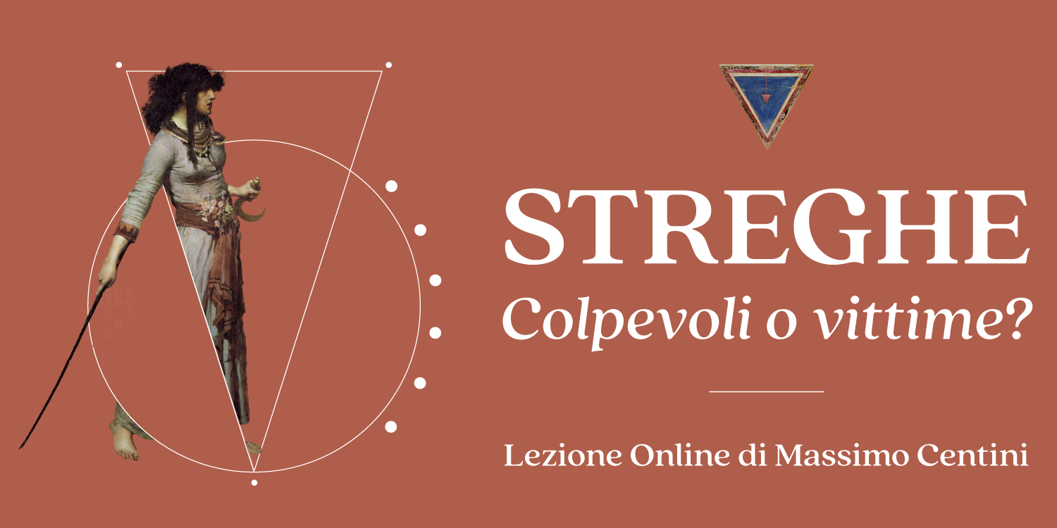 Copertina della lezione online sulla stregoneria di Massimo Centini